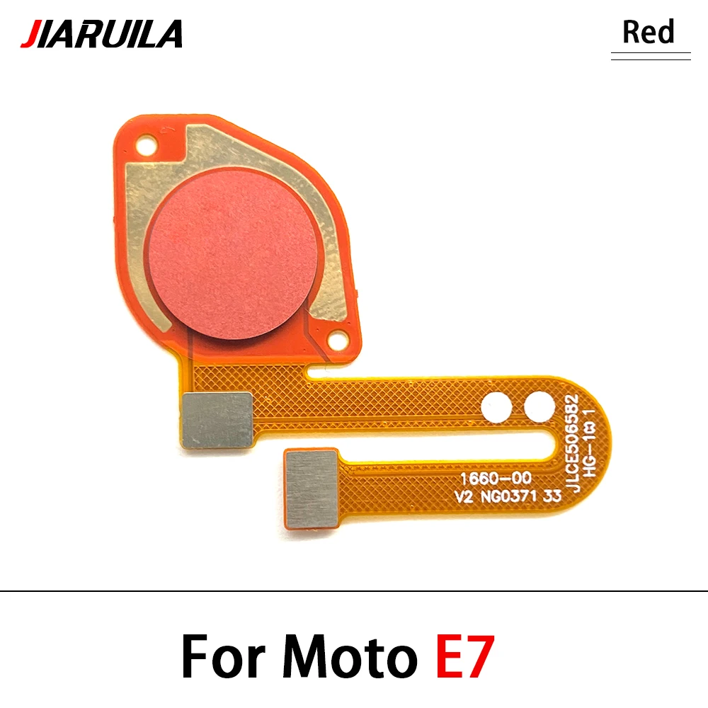 Fingerprint For Moto E7 Power Plus E7 E6S E20 E40 E6 Plus Fingerprint Sensor Home Return Key Menu Power Button Flex Ribbon Cable