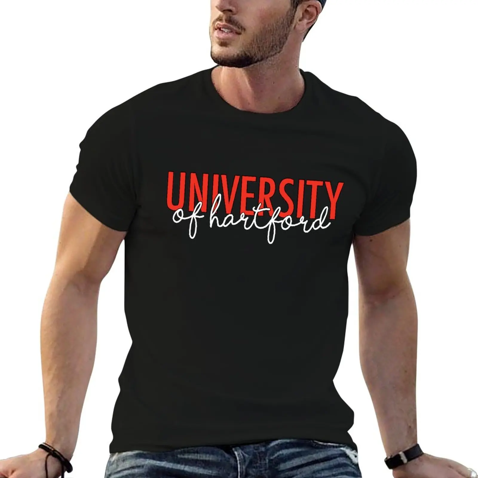 

University of Hartford, UHart T-Shirt cotton t shirt pack cotton t shirt man T-Shirt