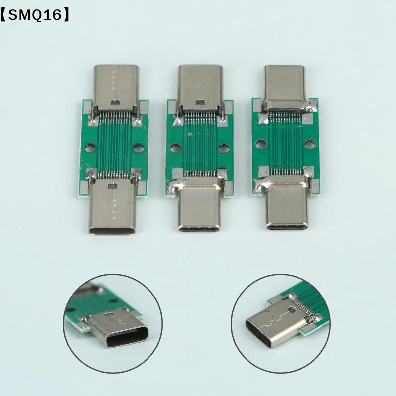 Type-C Multi-function Test Board USB 3.1 Type C 24 Pin Female To Male Female 24P High Current Adapter PCB Board【SMQ】