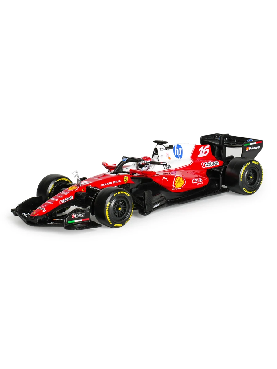 Bburago 1:43 2026 Ferrari SF26 F1 Formułka 1 Model Samochodu Wyścigowego z Metalu, Kolekcjonerski Model, Zabawka Wyścigowa, Pudełko Akrylowe — 2