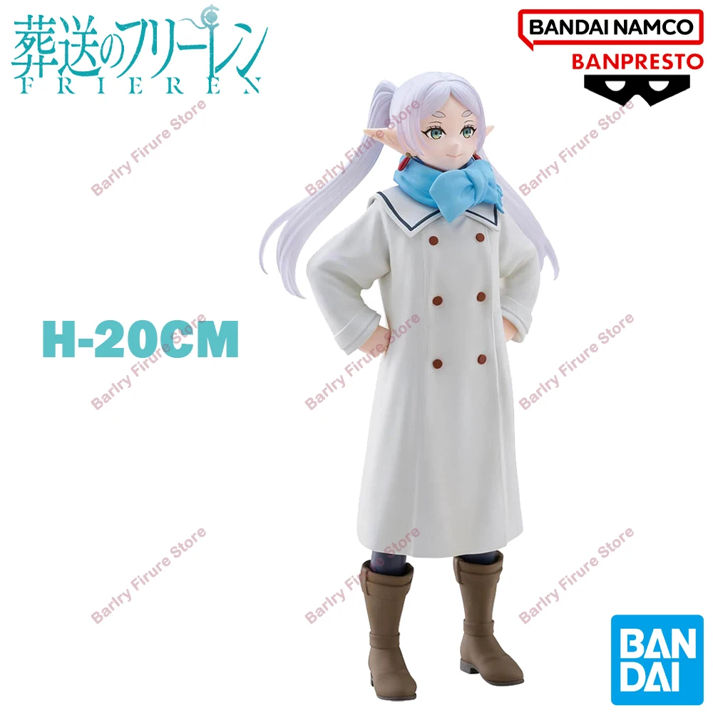Original Genuine BANPRESTO Frieren: Beyond Journey's End Frieren Firgure 20cm Anime Figure Action Figures Toys Gifts For Kids