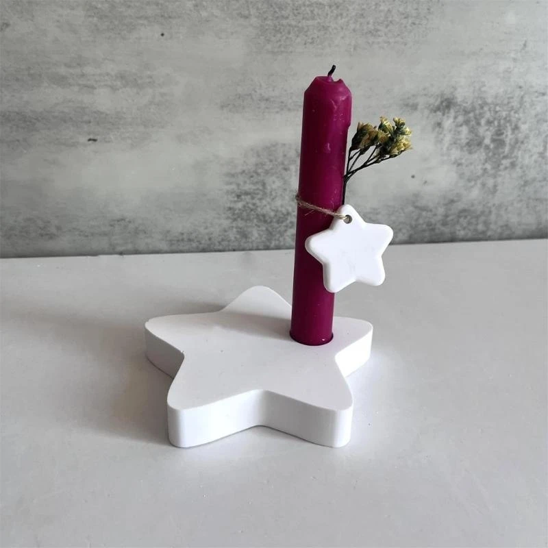 Moules en silicone étoiles réutilisables pour cadeaux et décoration uniques faits à la main