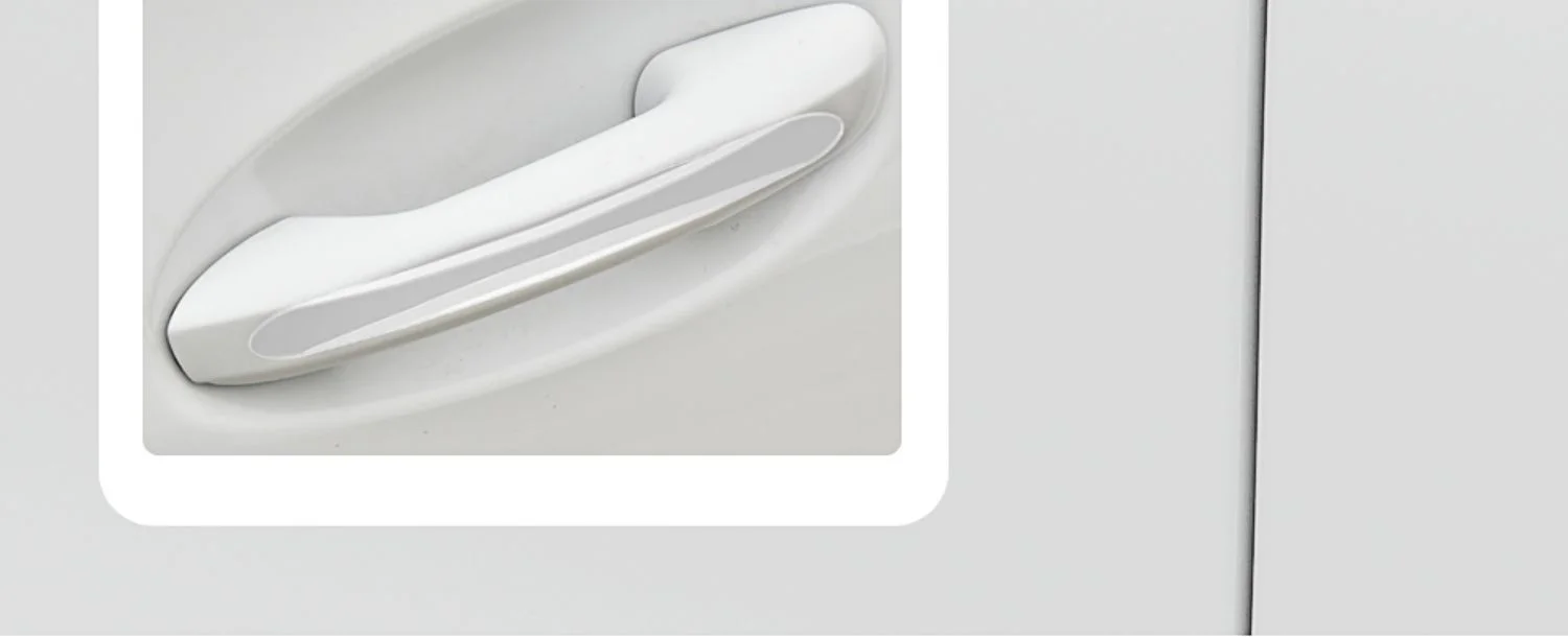 4 stücke Unsichtbare Wasserdichte Auto Tür Anti-Kollision Scratch Streifen Rückspiegel Aufkleber Rand Transparent Griff Schutz – Detail 4
