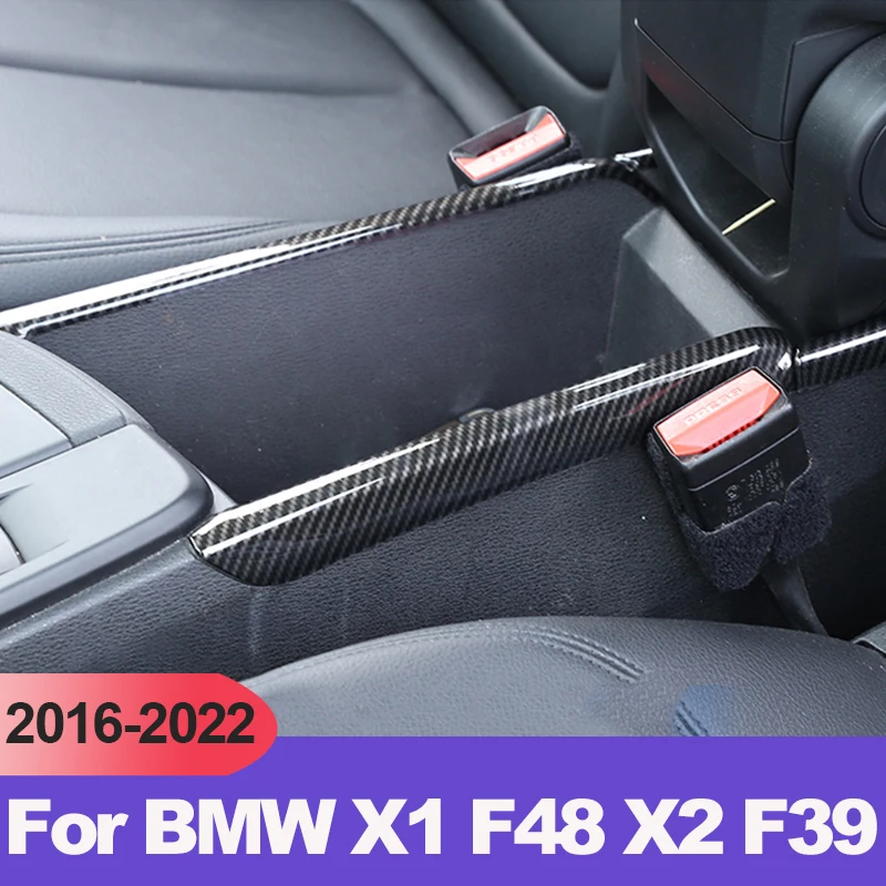 

ABS Car Console Armrest Garnish Trim Strip Cover Stickers For BMW X1 F48 X2 F39 2016 2017 2018 2019 2020 2021 2022 Accessories