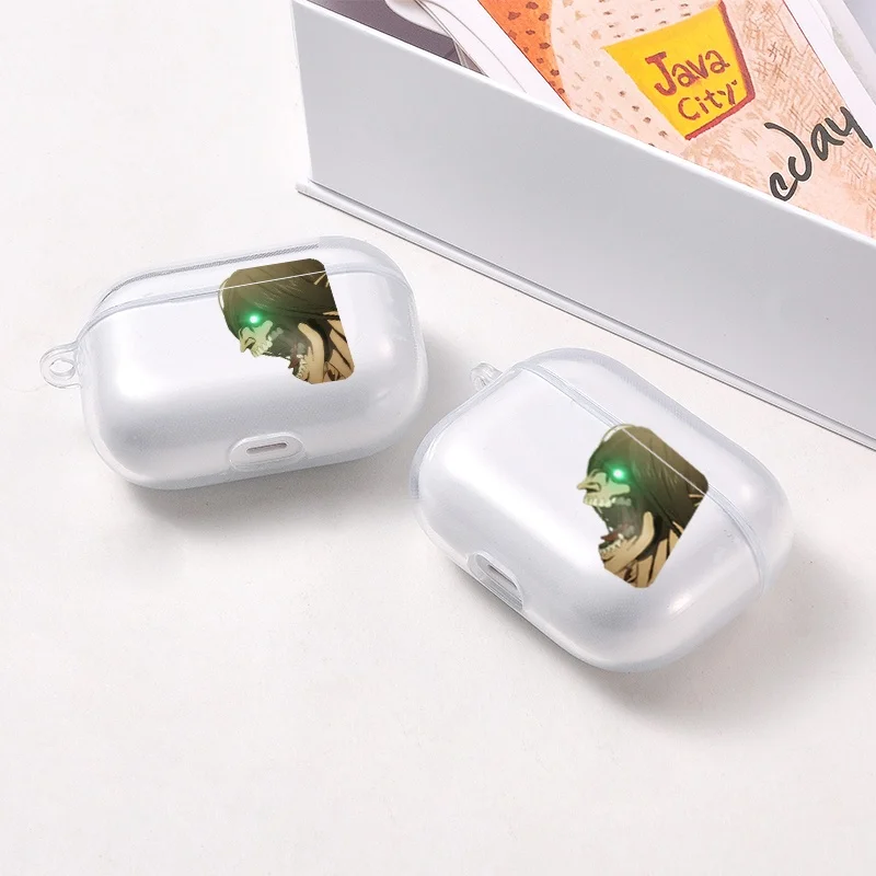 Japan Attack on Titan Kopfhörerhülle für Airpods 3 2 1, weiche kabellose Bluetooth-Kopfhörerhülle, Shingeki No Kyojin Anime-Hüllen – Detail 4