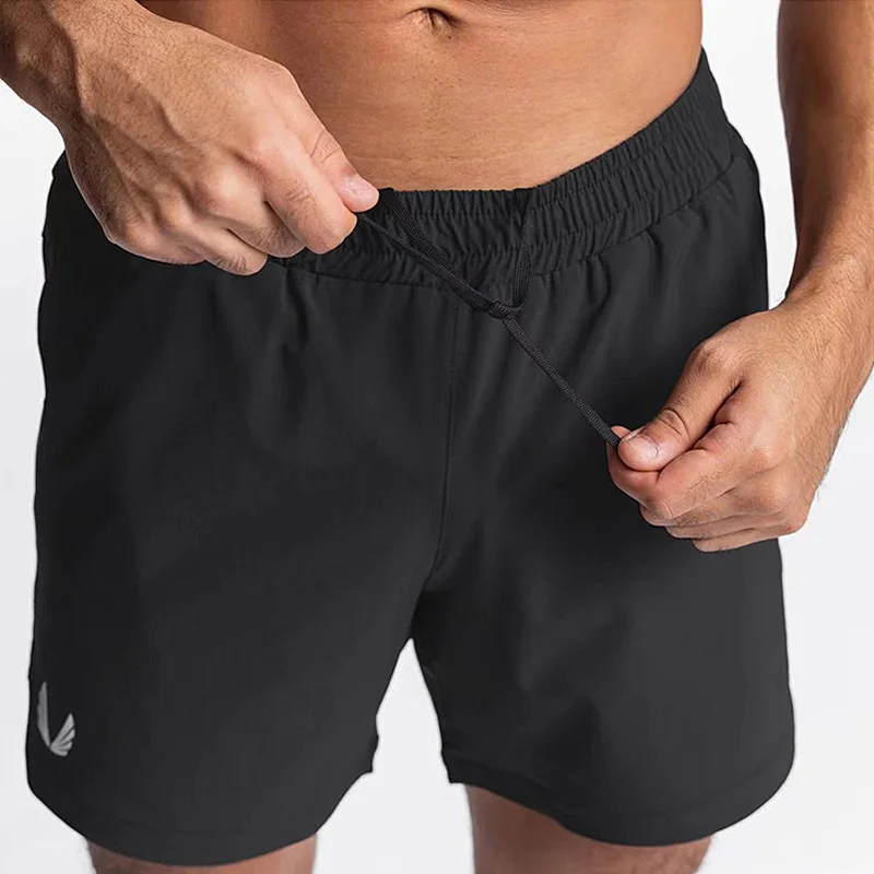 Short d'entraînement de gymnastique pour hommes, vêtements de sport, de Fitness, d'entraînement, de course, de Compression à séchage rapide, pantalons de survêtement