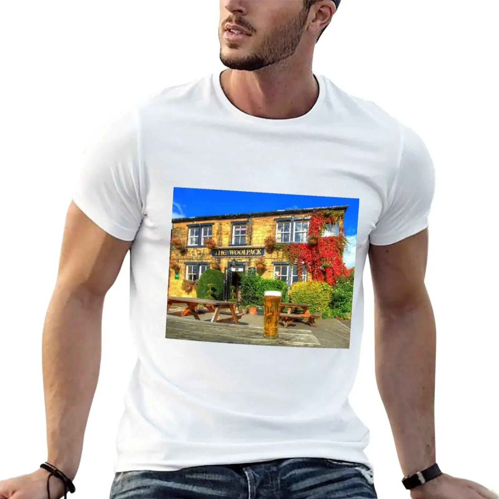 The Woolpack At Emmerdale T-Shirt blanks kawaii clothes fitted t shirts for men