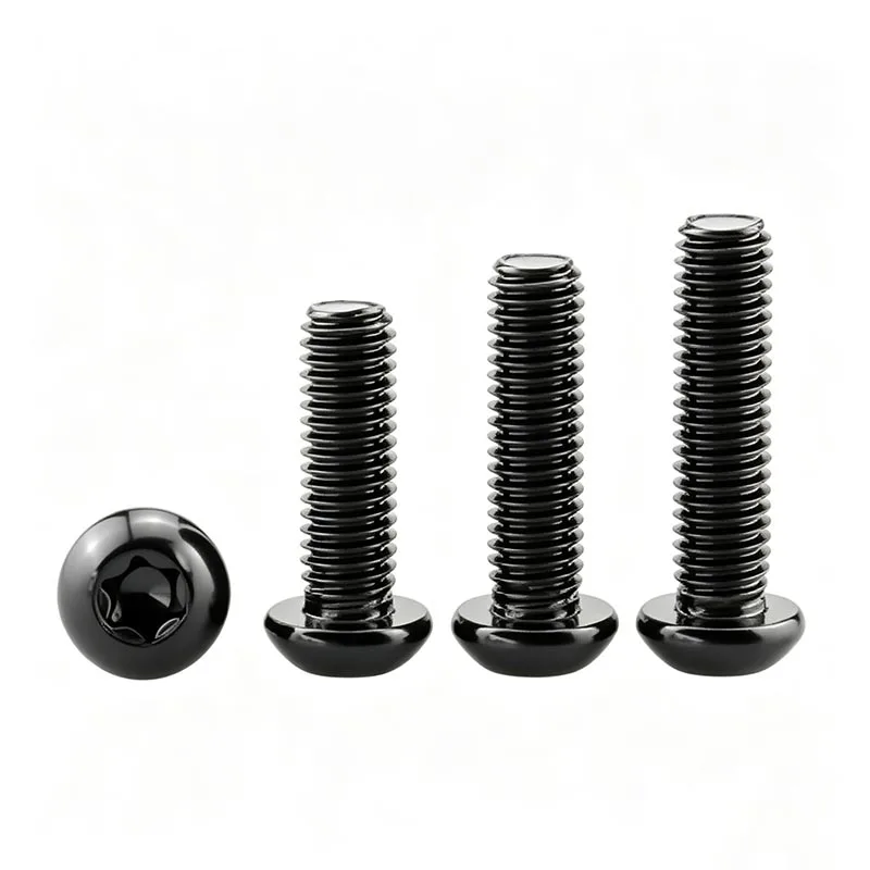 M2 M2.5 M3 M4 M5 M6 M8 Black Galvanized A2-70 304 Stainless Steel PM Six Lobe Torx Key Button Head Tamper Proof Screws