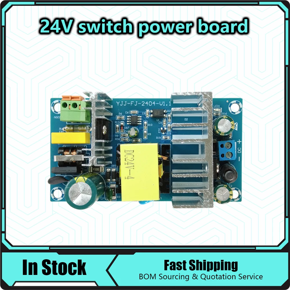 Arrival 4A To 6A 24V Stable High Power 100W Switching Power Supply Board AC DC Power Module Transformer Wholesale