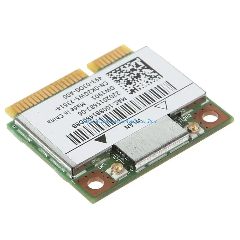 인텔 DW1901용 미니 PCI-Express Wifi 카드 BluetoothV4.0 무선 네트워크 카드