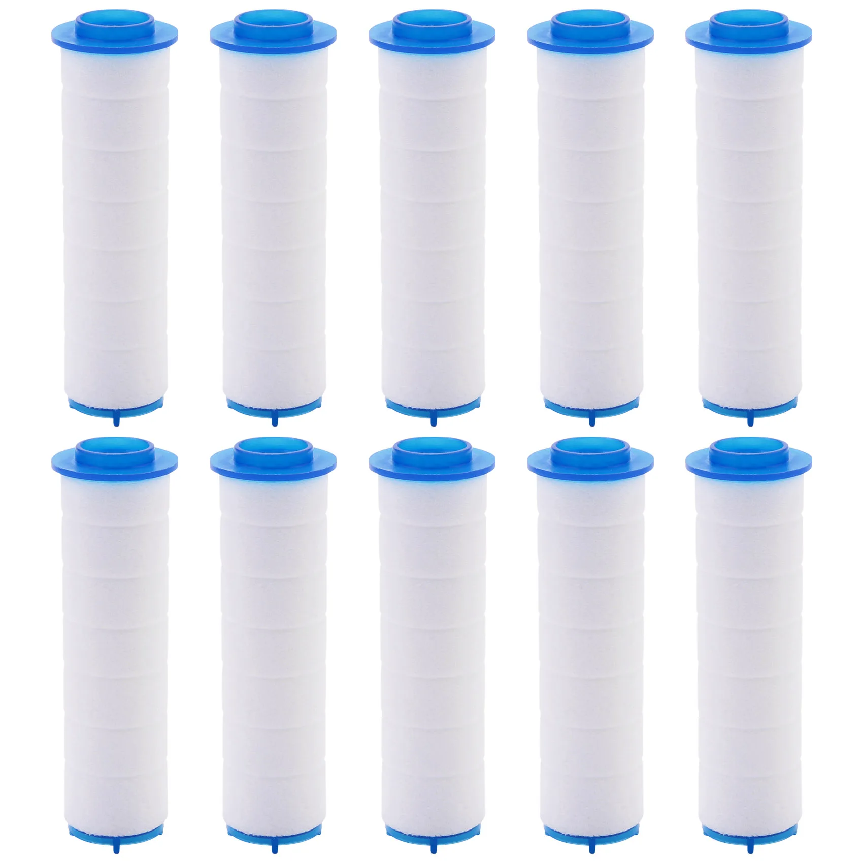 10Pcs Replacement Shower Filter for Hard Water - High Output Shower Water Filter to Remove Chlorine and Fluoride