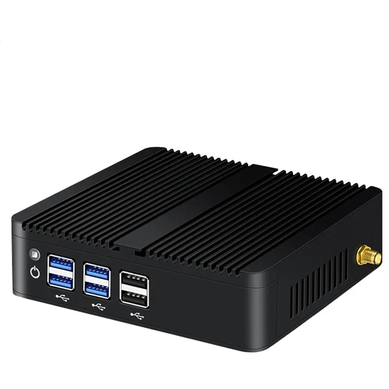 Imagem -06 - Helorpc-mini pc Industrial com Intel Core Computador Fanless I74500u I35005u I5-5200u Suporte Windows 10 Linux Pfense Firewall