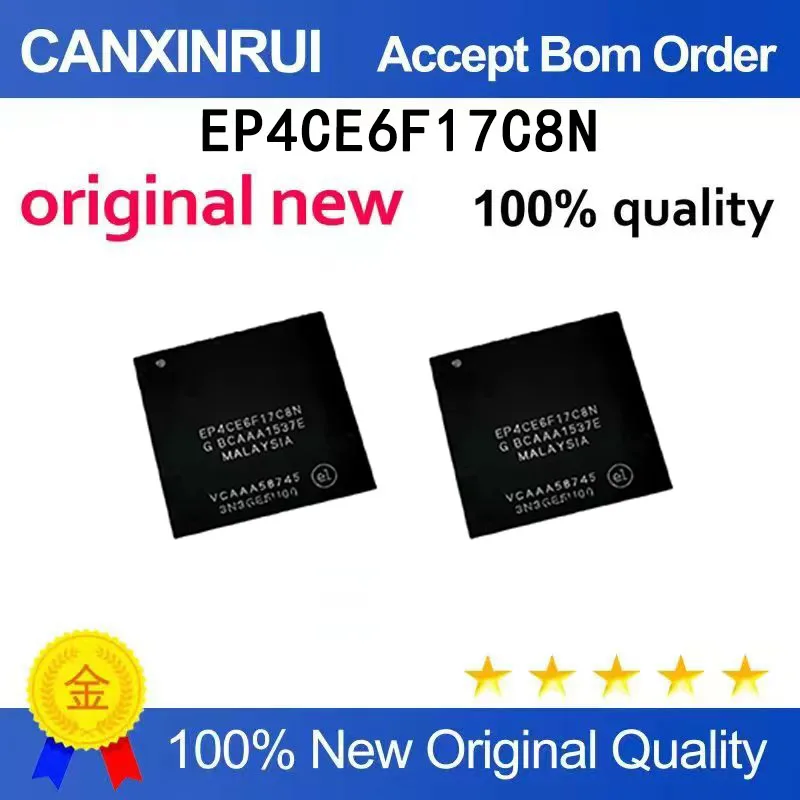 (5pcs-100pcs）Brand new original EP4CE6F17C8N EP4CE6 BGA256 spot chip IC
