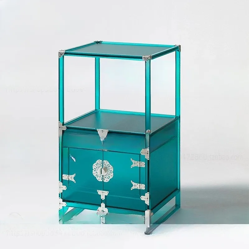 Acrylic storage box Plexiglass tea table Bogu rack Duobao Pavilion displays new Chinese tea set rack