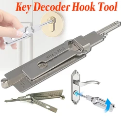 Stainless Steel Key Decoder SS001 O-ring Pickup Kit Hook Tool Pickup Hand Tool Maintenance Repair Kit Precision Tool