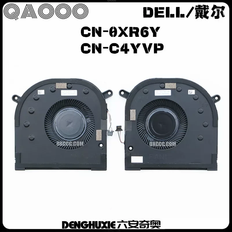 for DELL XPS 17 9700 9710 Precision 5750 CPU Cooling Fan 0XR6Y C4YVP Laptop Internal Cooler Replacement Part