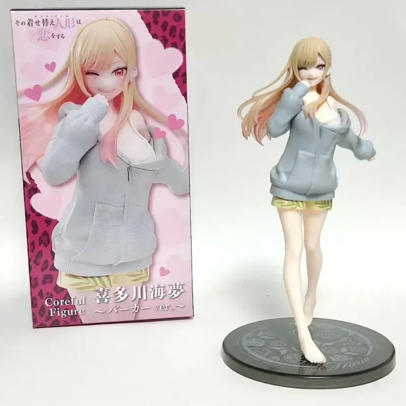 Original Marine Kitagawa My Dress-Up Darling Coreful Figure Hoodie Ver. Anime Peripheral Action Figurine Model Gk Toy Kid Gift