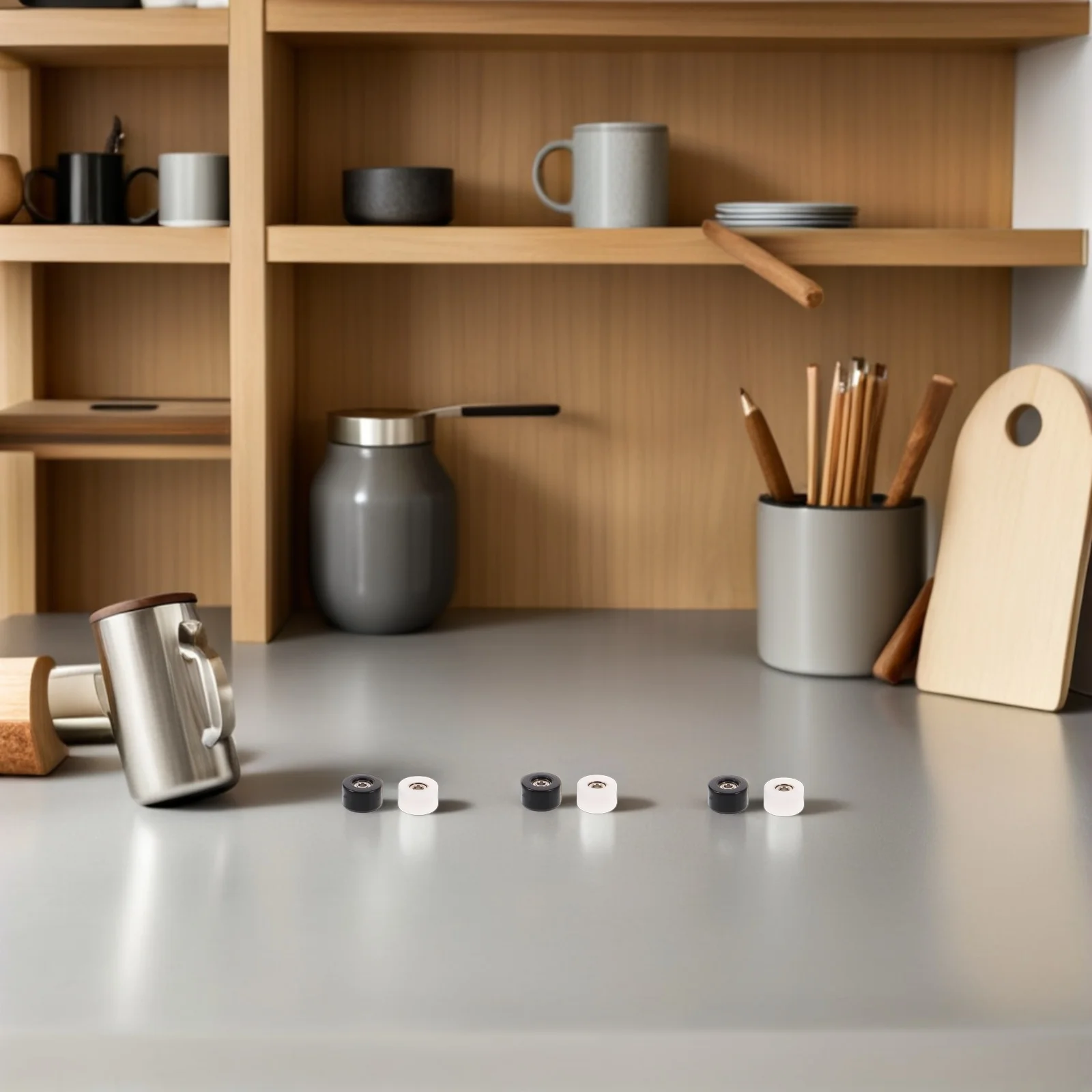 8 قطعة عجلات لوح التزلج الإصبع محامل العجلات المعدنية القوية الغزل السلس للعب سطح المكتب إصلاح أجزاء متوافقة مع Mini