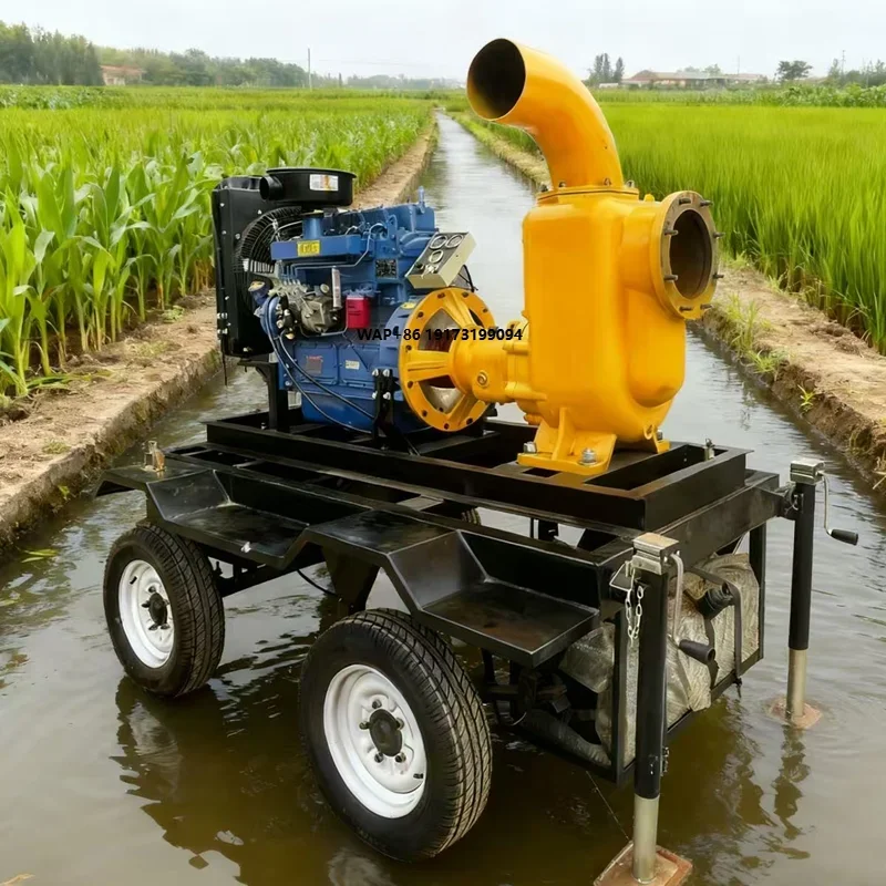 Farm Irrigation System: High-Flow Mobile Irrigation Pump