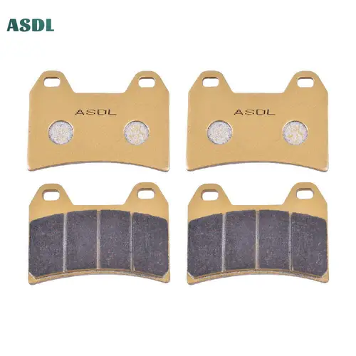 Imagen 2 del producto Juego de pastillas de freno delanteras y traseras para motocicleta, para APRILIA RSV 1000 SL 1000, BENELLI 800, Leoncino Trail TNT 1130, 899, TRE-K para CAGIVA