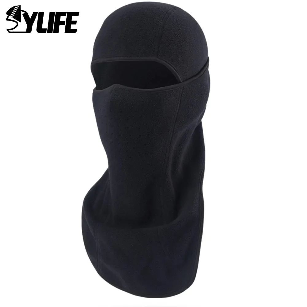 Balaclava Motorcycle Face Mask Fleece Cycling Ski Scarf Shawl Windproof Moto Autumn Winter Thermal Face Shield Mask