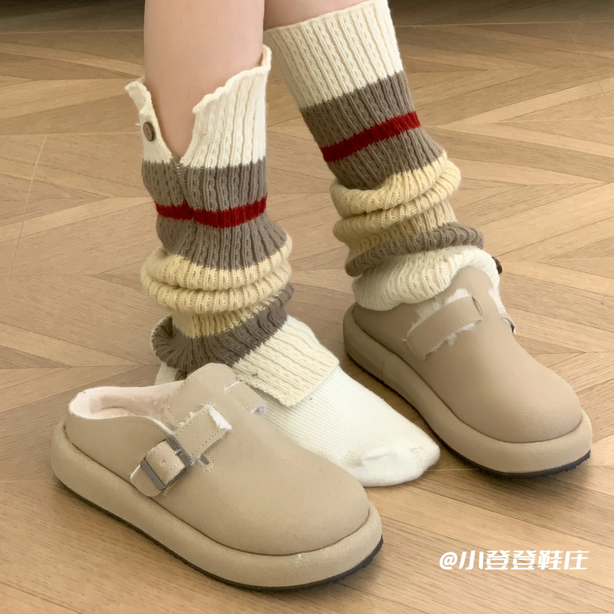 

Шлепанцы женские домашние на платформе, с закрытым носком, из ПУ кожи, с мехом