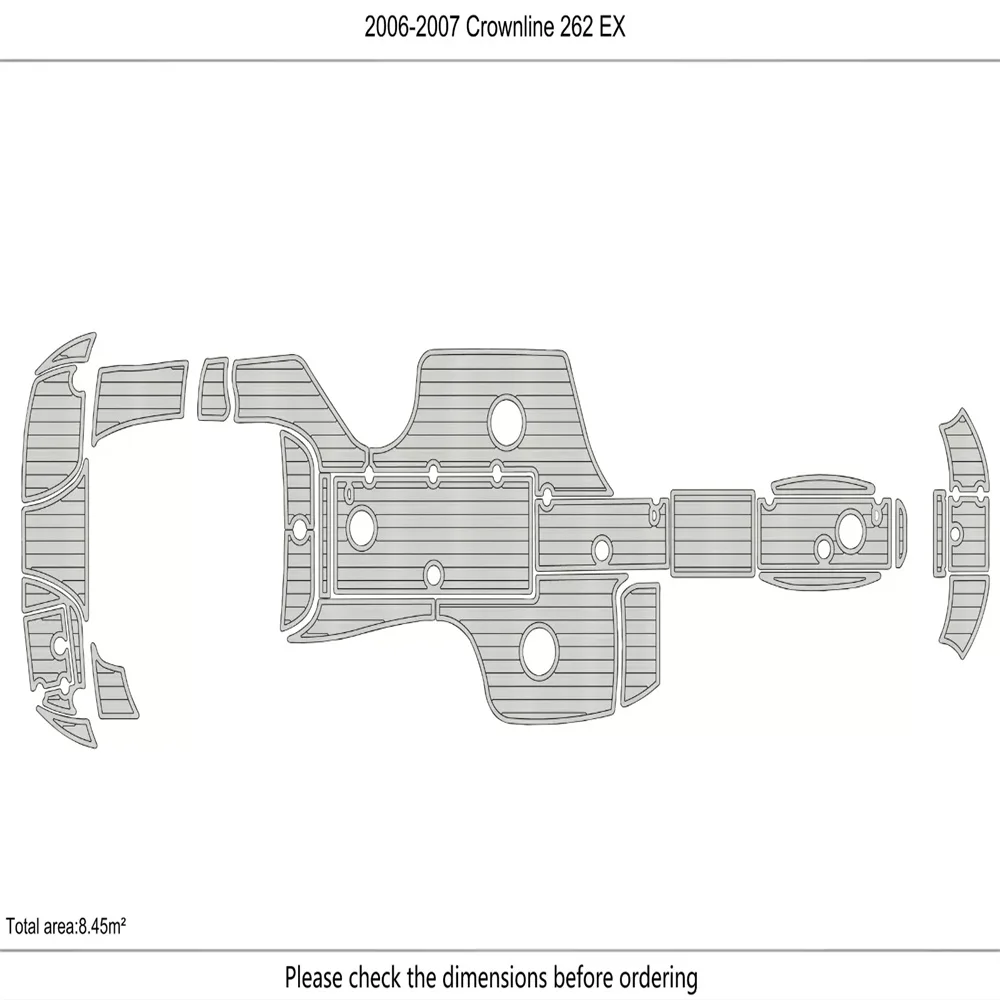 2006-2007 Crownline 262 EX Cockpit swim platform 1/4