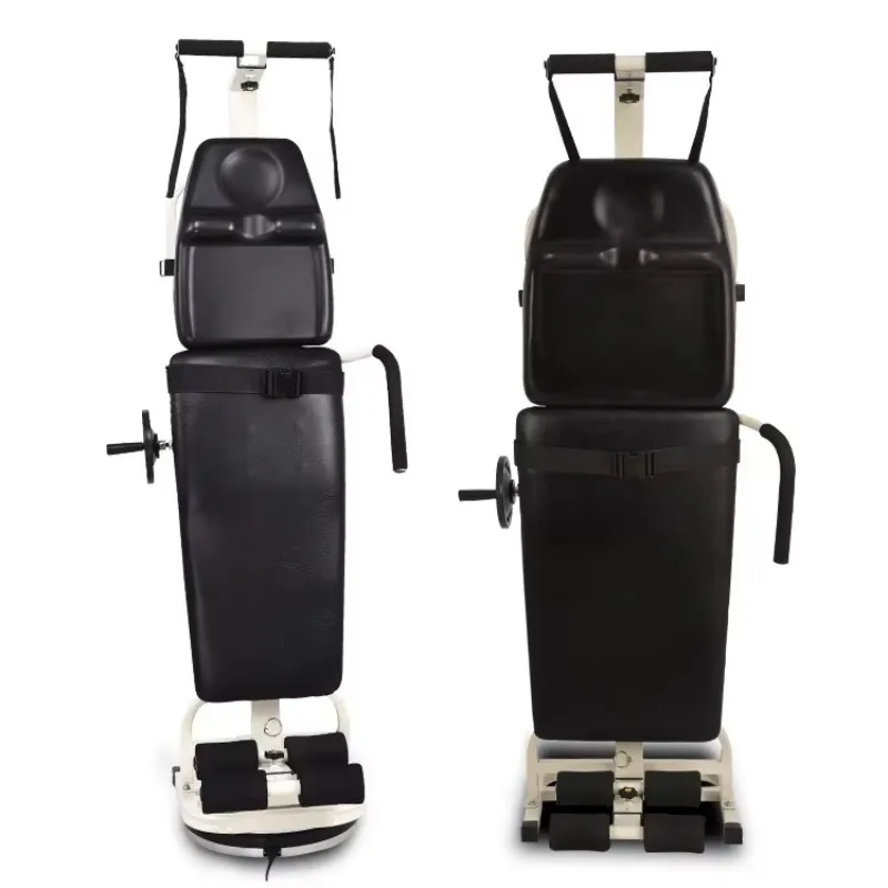 Cama de tracción Lumbar y Cervical plegable médica, camilla de tracción Lumbar y Cervical portátil multifuncional