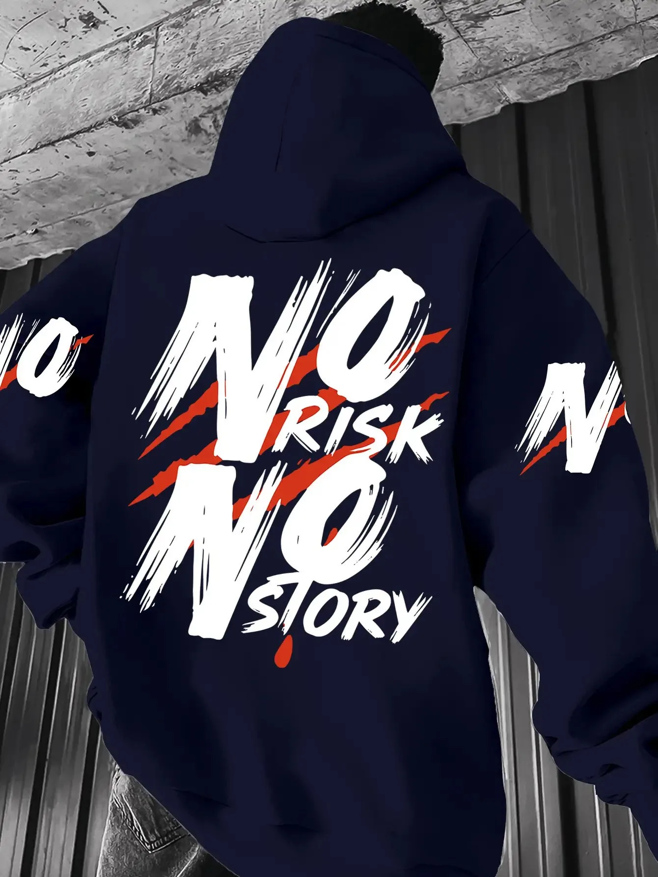 2026 Autumn/Winter New Style Simple Casual Stylish Soft Comfortable 3D Letter Pattern Printed Men's Hooded Sweatshirt