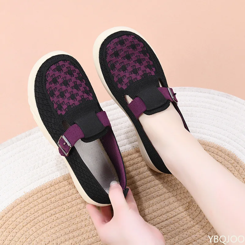 جديد الصيف جوفاء تنفس شبكة السيدات أحذية الأدبية الرجعية شقة المرأة الصنادل الأحذية الراحة موضة باوتو أحذية نسائية