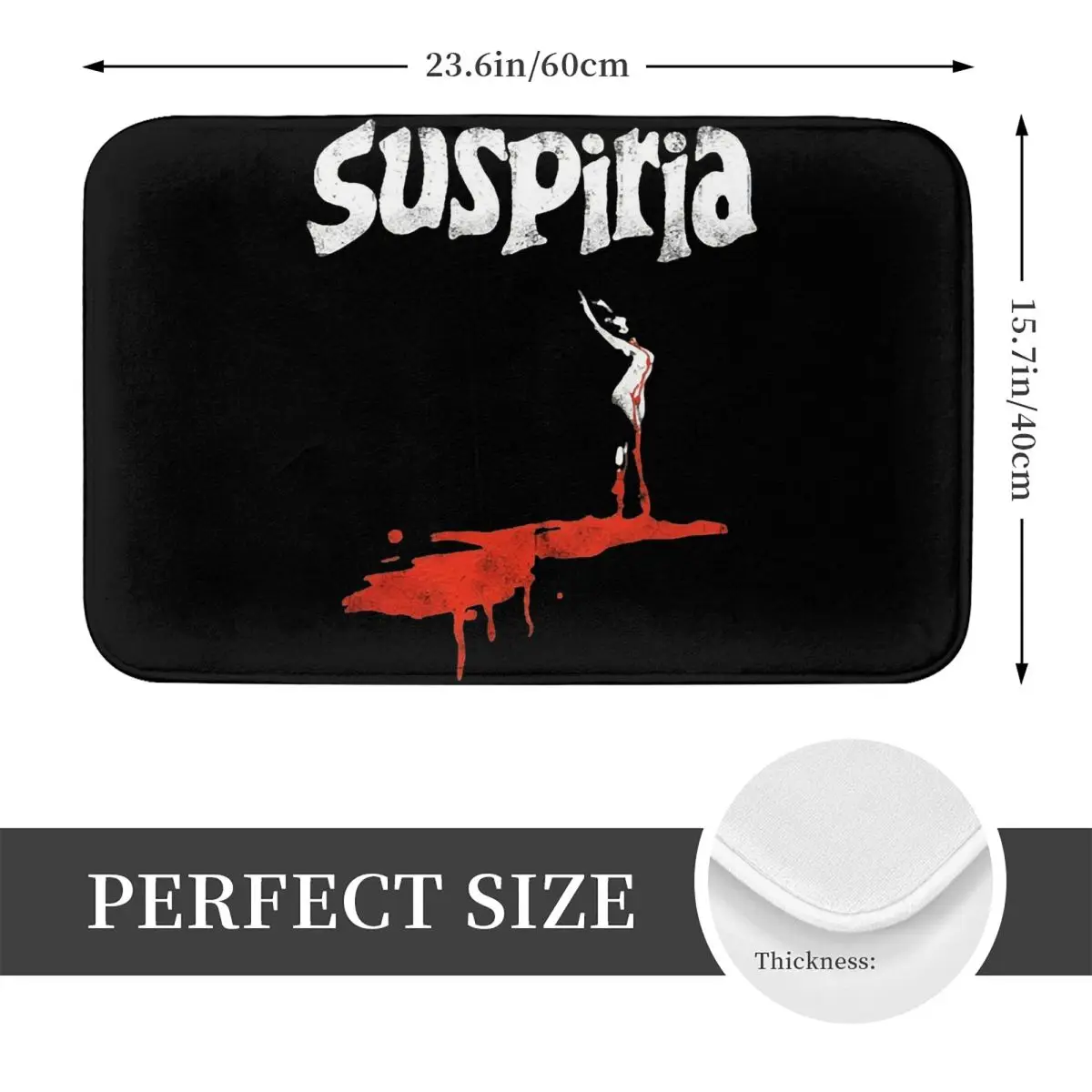 Suspiria Non-slip Doormat Floor Mat Durable Carpet Rug for Kitchen Entrance Home Bedroom Footpad Mats image 2