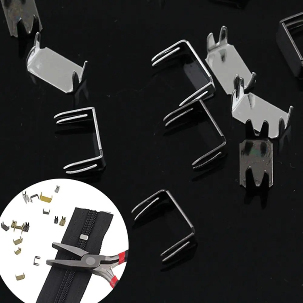 

High Quality Replacement Non-slip Garment Pants Bottom Stoppers Repair Accessories Tailor Tools Zipper Stopper