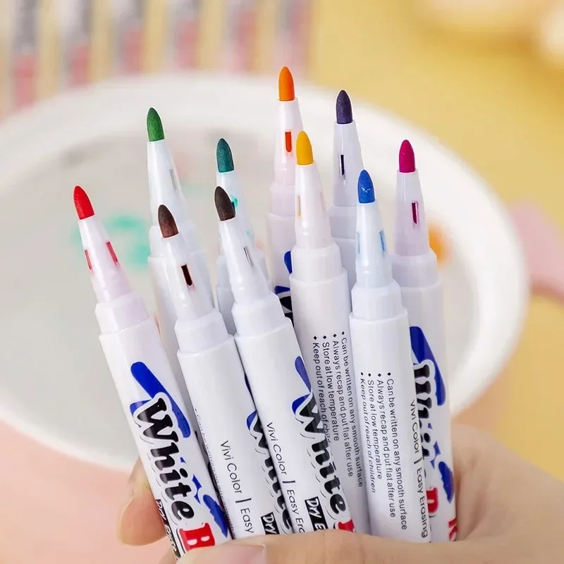 8/12 colores mágico agua flotante estudiante pintura pincel pizarra marcadores pluma suspensión niños pintura educativa pluma Juguetes