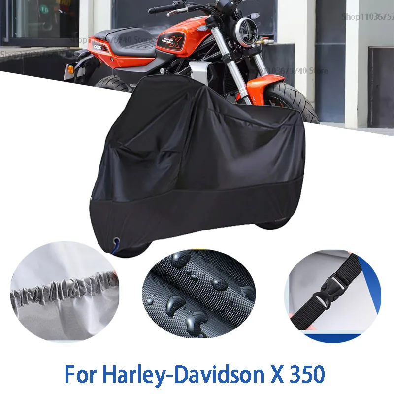 

Motorcycle Full Covers For Harley-Davidson X 350 Car Outdoors Sun Protection Dust No Ear Thickened Oxford Clothcover Accessories
