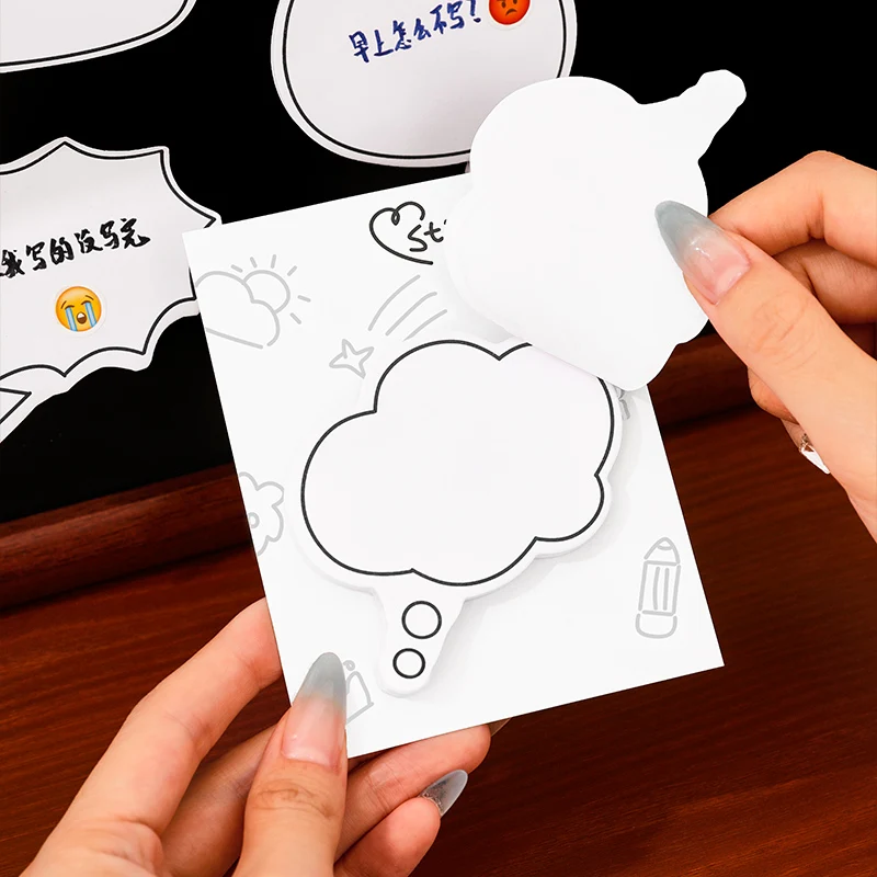 30Sheets Simple Paper Memo Pads Simple Scrapbooking Sticker School Supplies Post Sticky Notes Office Stationery