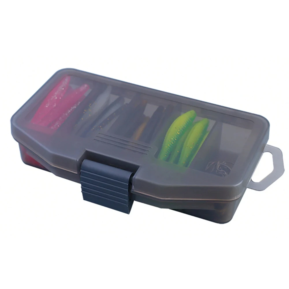 61 Pieces/Set of Bionic Fish Soft Bait Fishing Gear with Hook Storage Box, Soft and Portable Outdoor Fishing Gear