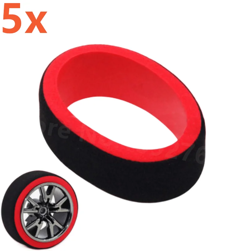 5Pcs 2-Color RC Cars Transmitter Steering Wheel Foam Grip Hand Wheel Sponge For TRAXXAS Futaba 3pv 4pls 4pv 4px r 7px prc x4 FS