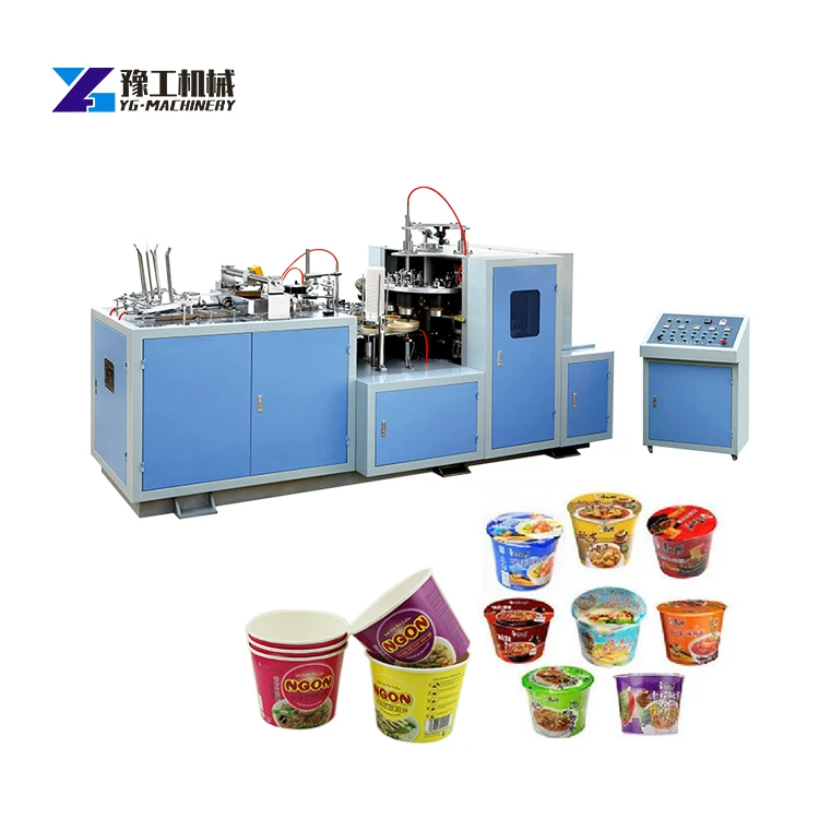 Automatic High Quality Paper Bowls Food Packing Containers Machine