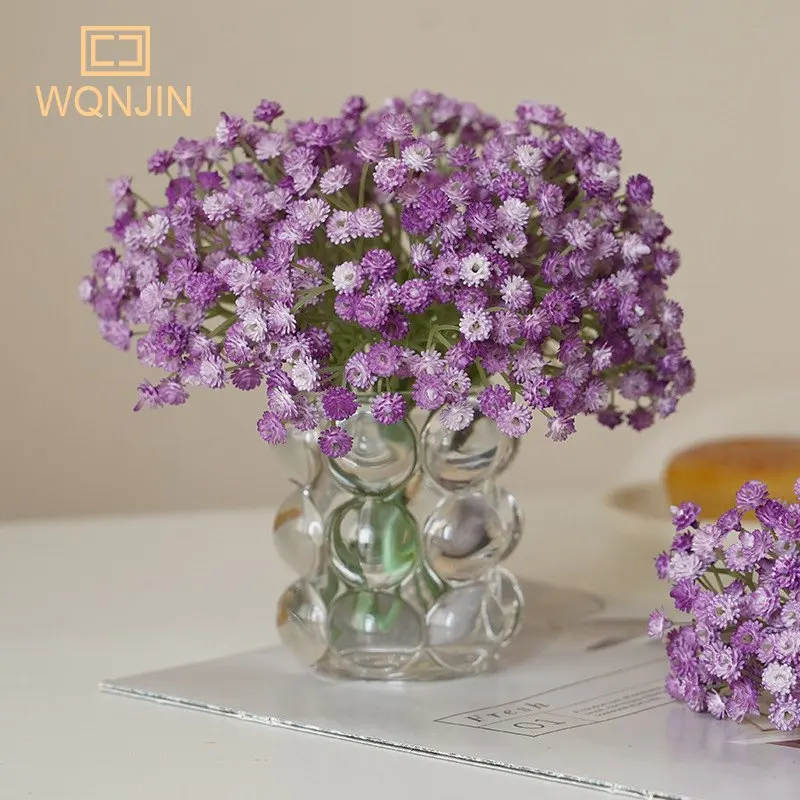 3PCS/lot Babysbreath Artificial Flower Mini Gypsophila High Quality DIY For Wedding Home Decortion Fake Plant Arrangement