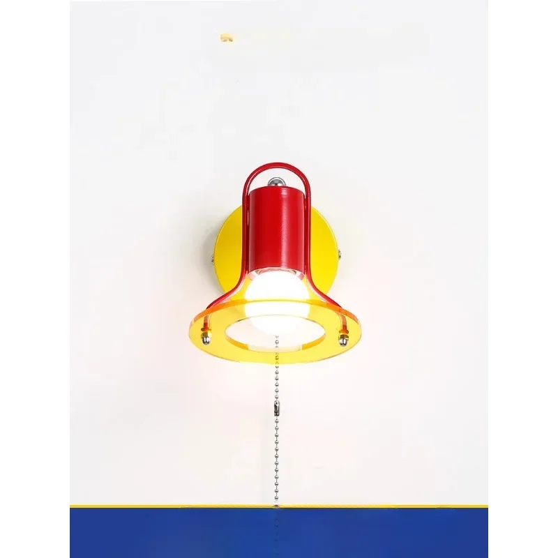 

Color rocker wall childlike bedroom bedside study children's room led wall lamp