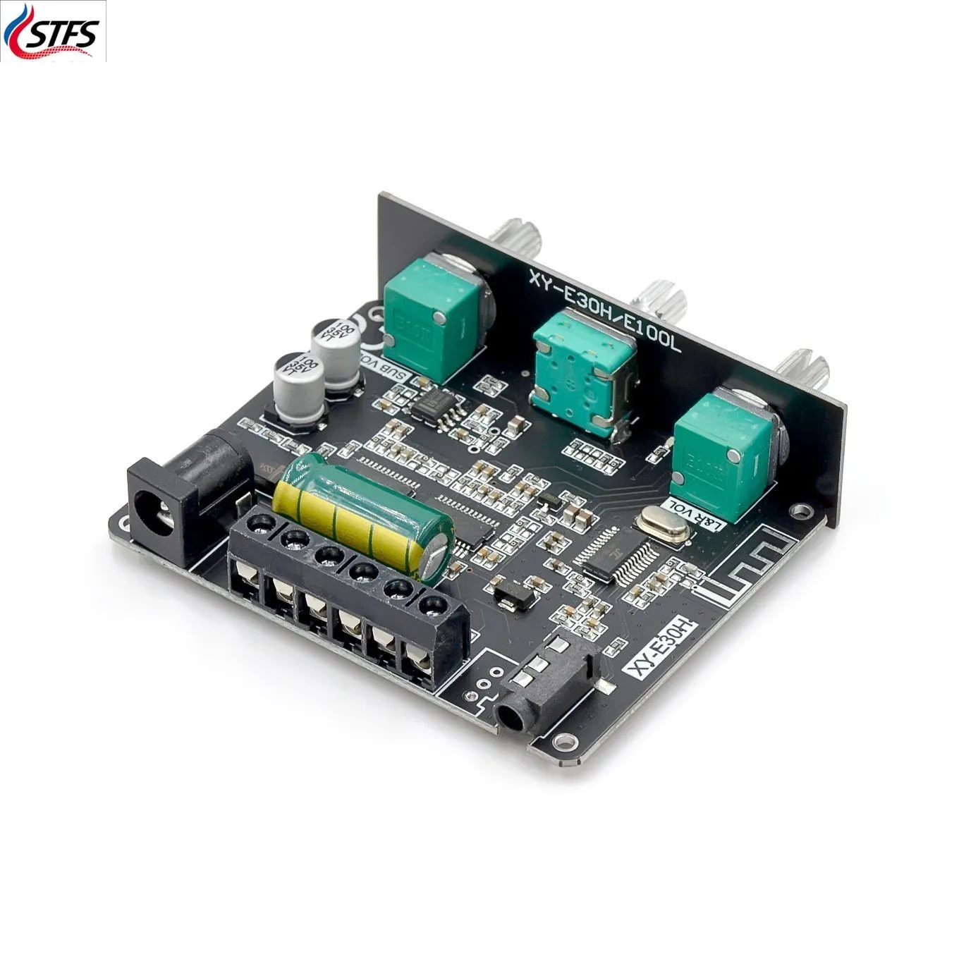 XY-E30H de 2,1 canales para módulo de placa amplificadora de audio Bluetooth, aplicación de subwoofer pesado de paso alto y bajo