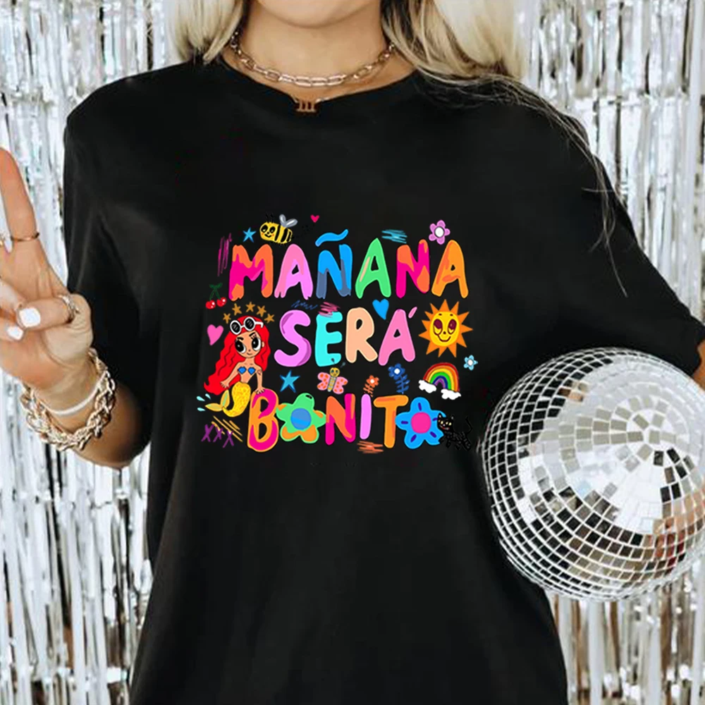 Karol G Manana Sera Bonito T Shirt Morgen Wordt Leuk Shirt Geweldig Verjaardagscadeau Voor Meisjes Trending Nu Shirt Unisex T Shirts