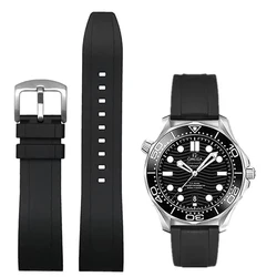 Watch Strap Quick Release Viton 20mm 22mm Soft and Durable Universal FKM Rubber Replacement Watch Strap for Men Women