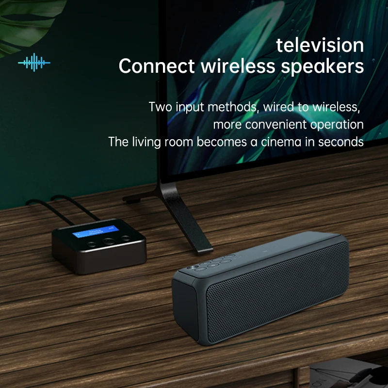 Bluetooth 5.0 Receiver Transmitter SD Card Stereo AUX 3.5mm 3.5 Jack RCA Wireless Car Bluetooth Audio Adapter for PC TV Speaker