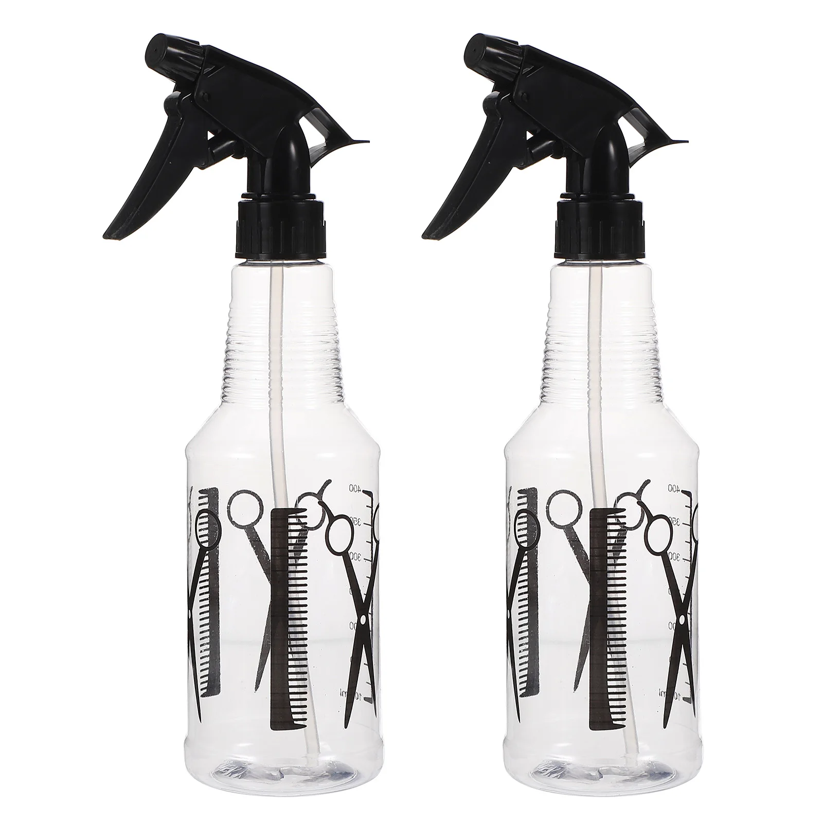 

2Pcs PET Material Watering Can Misting Bottle Hair Spray Sprayer Bottles Durable Portable Transparent Suitable For Home