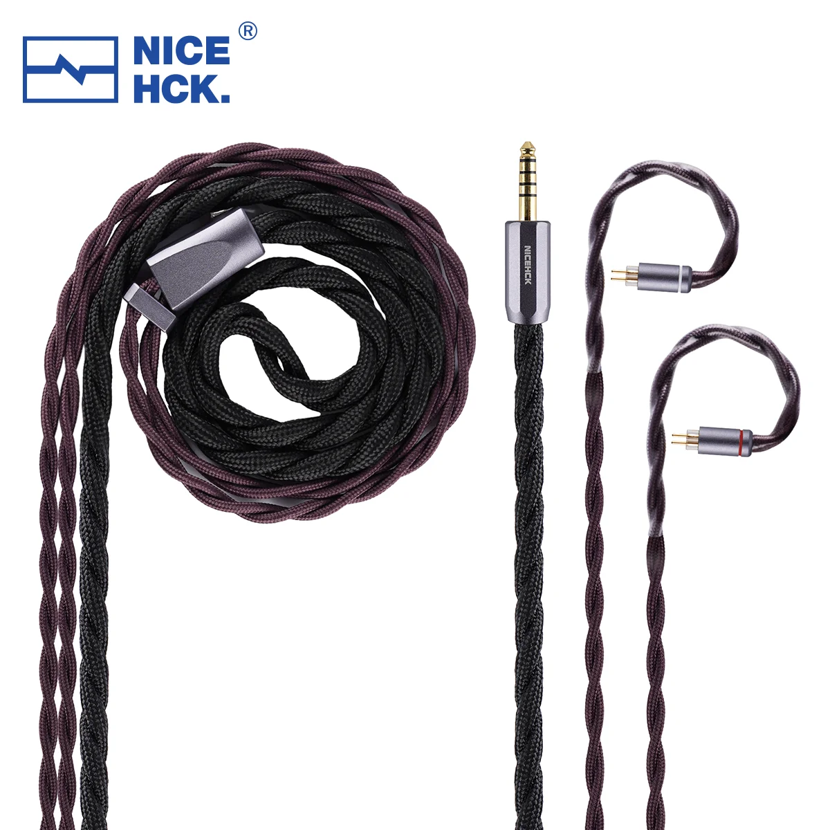 NiceHCK DragonScale 2 Cavo di aggiornamento per auricolari in lega argento-palladio MMCX/2 pin/N5005 per Quintet Hype 10 HIMALAYA Performer8 IEM