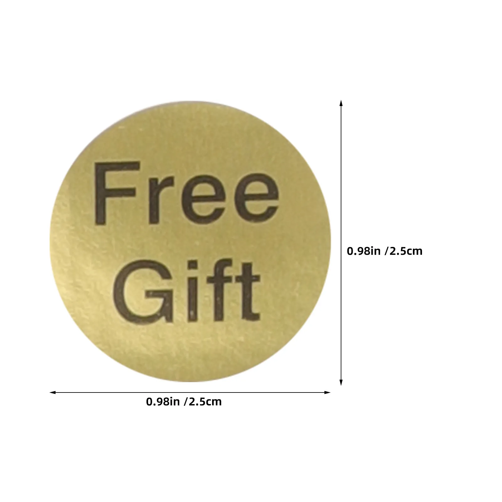 1000 Pcs Free Gift Stickers Appreciation Customer Labels Adhesive Decorative Sealing Small Business