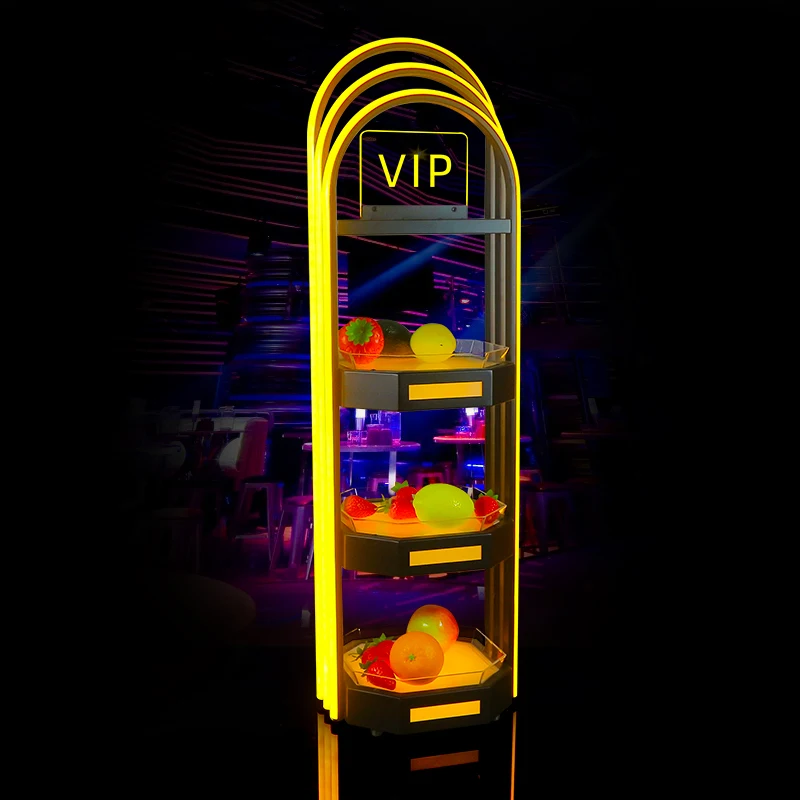 LED Light up Fruit Plate Creative Bar Party Decoration Accessory Perfect Festival Birthday Party Gift Decor