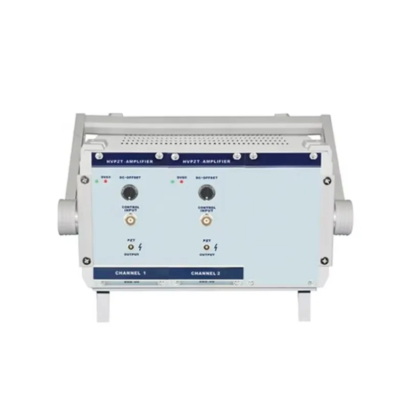 E01.A2 amplified piezoelectric platform 2 channel PZT driver piezo amplifier open loop  nanopositioning system piezo controller