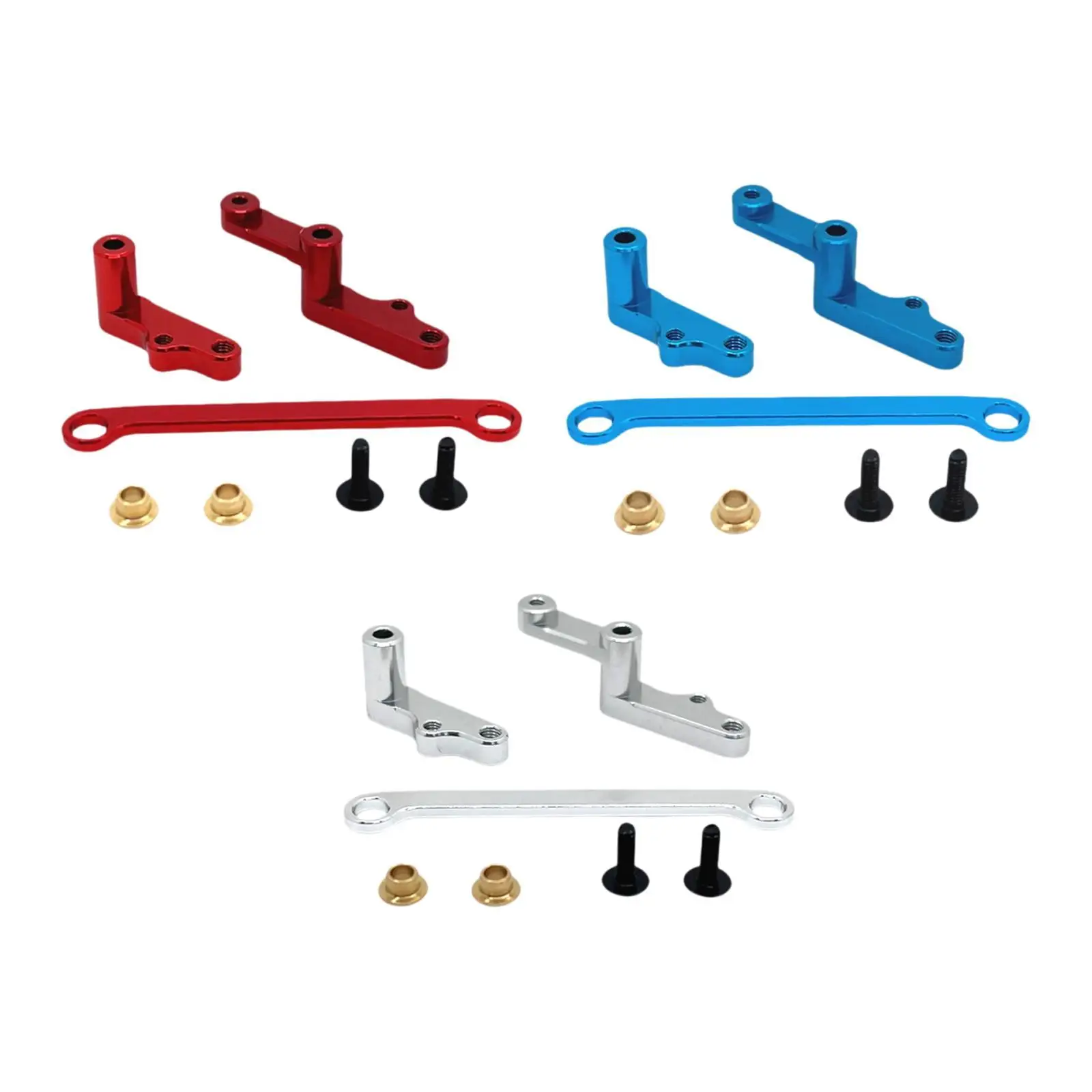 

1:12 RC Car Steering Components Steering Gear Rod 124008 124010 for RC SUV